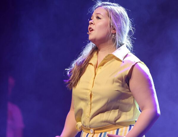 Holly Coogan (Sandy), at An Evening With, Soul Dance Arts, at the Theatre Royal, during their production of Grease. Photo: Joe Evans