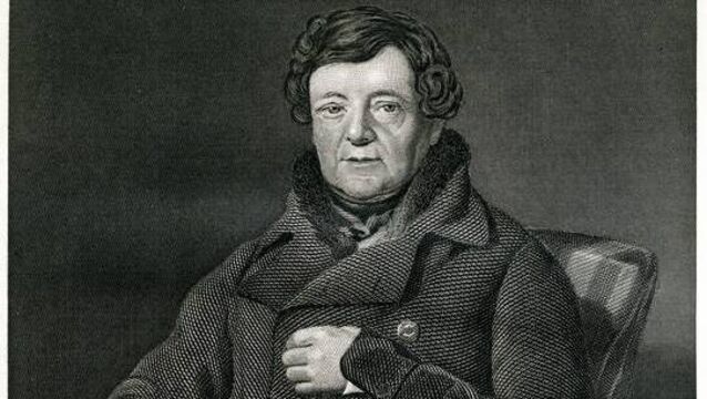 <p>An engraving From 1873 featuringtThe Irish Political Leader, Daniel O'Connell (1775 - 1847). Stock image</p>