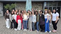 Students at Presentation Secondary School receive Leaving Cert results
