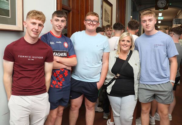 Darragh, Sean, Thomas and Adam. Photo: Joe Evans