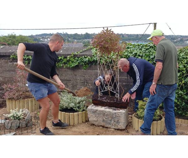 A lot of hard work and dedication went into transforming the Top of the City Community Garden