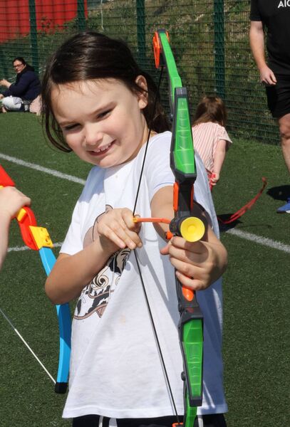 Grace, at the Sacred Heart Family Resource Centre, Fun Day. Photo: Joe Evans Grace, at the Sacred Heart Family Resource Centre, Fun Day. Photo: Joe Evans
