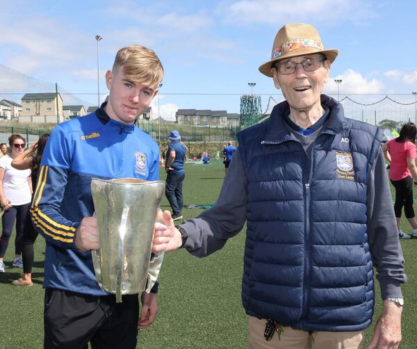 Minor Hurler, Jamie Shannahan and Michael Knox, Erins Own, at the Sacred Heart Family Resource Centre, Fun Day. Photo: Joe Evans Minor Hurler, Jamie Shannahan and Michael Knox, Erins Own, at the Sacred Heart Family Resource Centre, Fun Day. Photo: Joe Evans