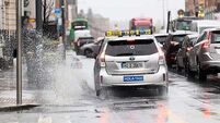 Yellow rain warning issued for six counties