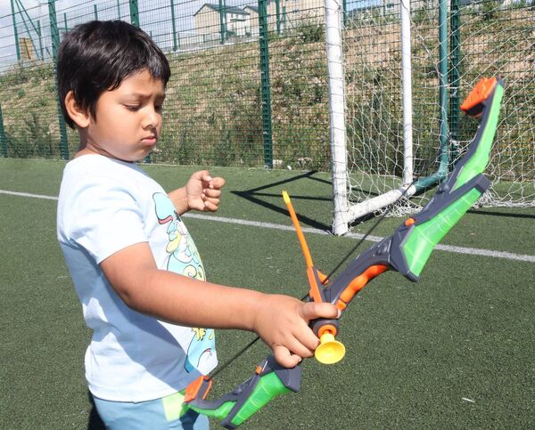 Varun, at the Sacred Heart Family Resource Centre, Fun Day. Photo: Joe Evans Varun, at the Sacred Heart Family Resource Centre, Fun Day. Photo: Joe Evans