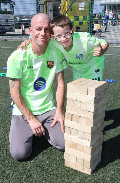 Patrick and Gavin O'Reilly, at the Sacred Heart Family Resource Centre, Fun Day. Photo: Joe Evans Patrick and Gavin O'Reilly, at the Sacred Heart Family Resource Centre, Fun Day. Photo: Joe Evans
