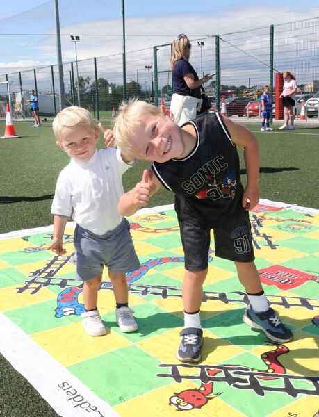 Michael and Ned, at the Sacred Heart Family Resource Centre, Fun Day. Photo: Joe Evans Michael and Ned, at the Sacred Heart Family Resource Centre, Fun Day. Photo: Joe Evans