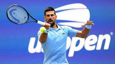 Novak Djokovic edges past qualifier Zachary Svajda in four sets at US Open