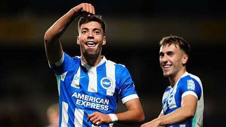 Stefanos Tzimas claims debut double as Brighton ease past Oxford in Carabao Cup