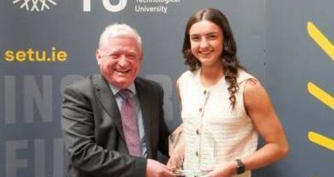 Sport and study is a challenge that class act SETU student Kate faces with ease