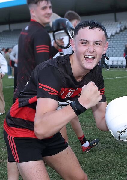 Ballygunner's James Comerford was celebrating on the double as he was also the captain of the Waterford All-Ireland winning minor team. Ballygunner's James Comerford was celebrating on the double as he was also the captain of the Waterford All-Ireland winning minor team.