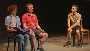 <p> Pictured at Garter Lane for Waterford Youth Arts, Stories Sketched in Glass. Photo: Joe Evans</p>