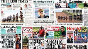 What the papers say: Tuesday's front pages What the papers say: Tuesday's front pages