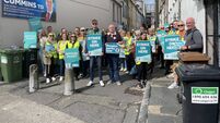 WATCH: School secretaries and caretakers protest in Waterford 