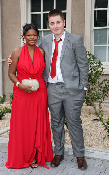  Saliu Bah and Eoin Fitzgerald, at the Waterpark College Debs/Grad Ball. Photo: Joe Evans