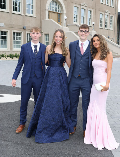  Bobby Power, aoife O'Halloran, Leo Cullinane and Jill Cashin, at the Waterpark College Debs/Grad Ball. Photo: Joe Evans