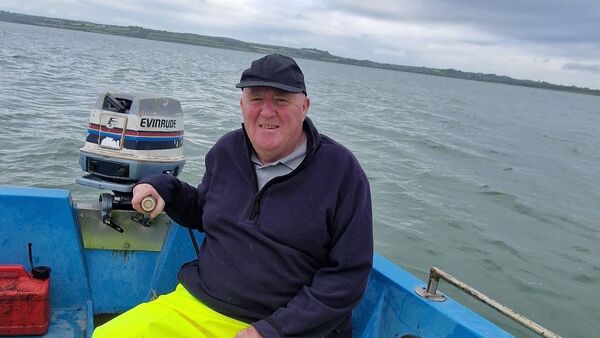 Cllr John Hearne, an experience fisherman, has launched his fishing boat, 'The Last Resort.' He has been taking to the sea catching fish for elderly local residents.