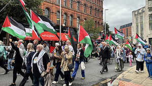 Call on workers to refuse to use Israeli goods at pro-Palestine rally in Belfast