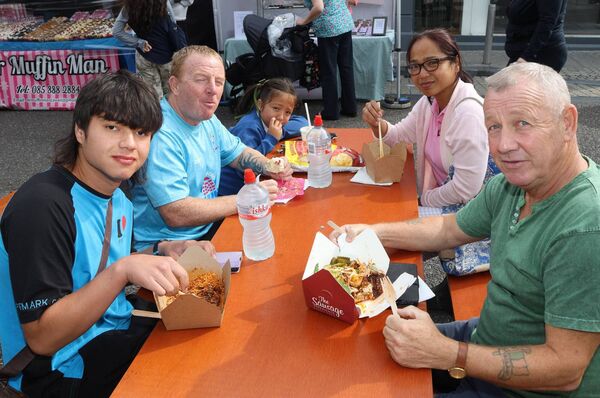 The Lee family, enjoying Waterford Harvest Festival. Photo: Joe Evans The Lee family, enjoying Waterford Harvest Festival. Photo: Joe Evans
