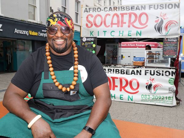 Aliatair JD Jeje, Socafro Kitchen at Waterford Harvest Festival. Photo: Joe Evans Aliatair JD Jeje, Socafro Kitchen at Waterford Harvest Festival. Photo: Joe Evans