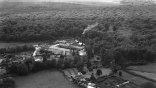 <p>The former Portlaw Tannery building </p>