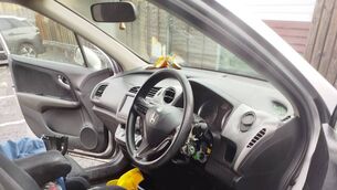 <p>An attempt was made to steal the car</p>