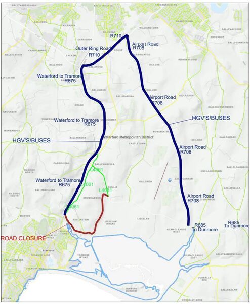 The road closure will remain in place until September 22 The road closure will remain in place until September 22