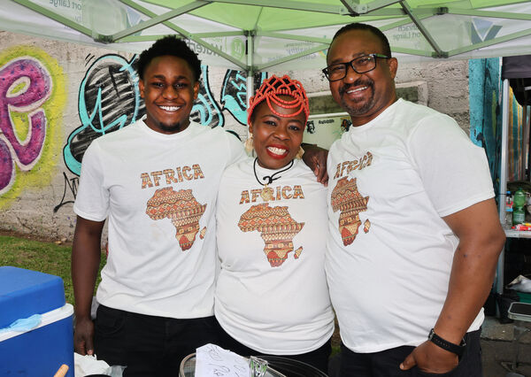 Kennedy, Osas and Kennedy Usideme, at Waterford's Multicultural Festival, A Slice of Culture, at Wyse Park during the Harvest Festival. Photo: Joe Evans Kennedy, Osas and Kennedy Usideme, at Waterford's Multicultural Festival, A Slice of Culture, at Wyse Park during the Harvest Festival. Photo: Joe Evans