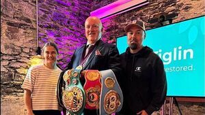 Katie Taylor and her new husband make first public appearance in Ireland Katie Taylor and her new husband make first public appearance in Ireland