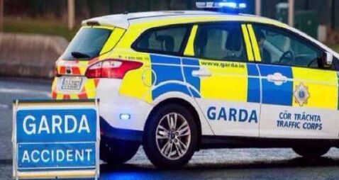 Emergency services at the scene of a road traffic incident between New Ross and Waterford 