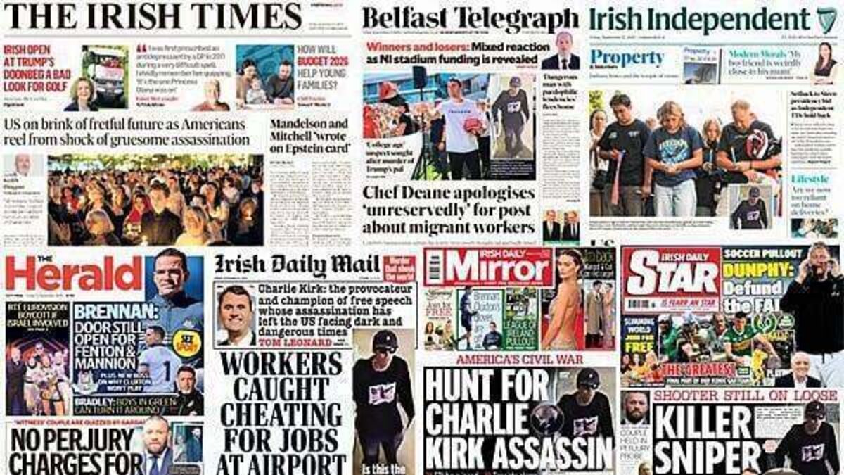 What the papers say: Friday's front pages