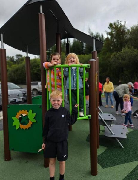 Having fun at the Panda Playground celebration day in Ballymacarbry. Having fun at the Panda Playground celebration day in Ballymacarbry.