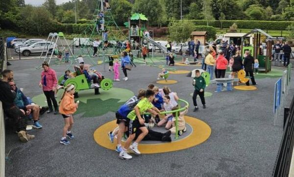 Having fun at the Panda Playground celebration day in Ballymacarbry. Having fun at the Panda Playground celebration day in Ballymacarbry.