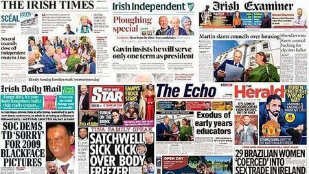 What the papers say: Tuesday's front pages
