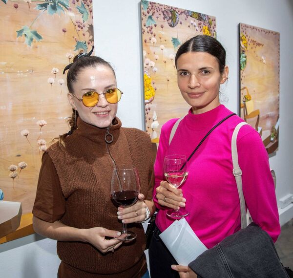 Attending were Liliia Rohova and Olga Prikhno. Photo: John Power