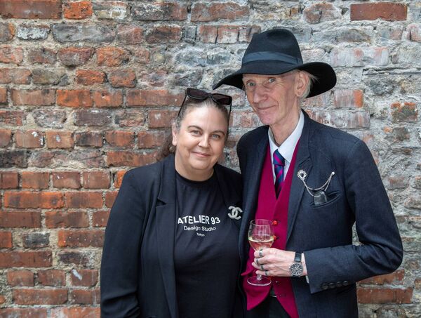Attending were Karen Kenneally and Tony Strickland, Independent Curator. Photo: John Power