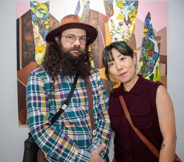 Attending were Simon Picard and Seiko Hayase. Photo: John Power