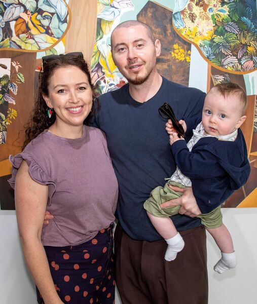Attending were Caitriona Frost, Darren Bella nd Myles Frost Bell. Photo: John Power