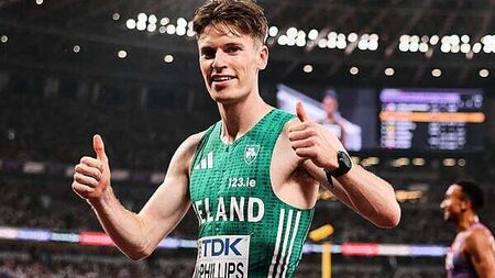 World Athletics Championships: Cian McPhillips into 800m final after winning semi-final