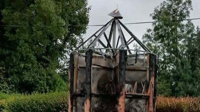 <p>Gardaí say the Ink Bottle Bug Hotel was destroyed sometime between midnight and 7:30am on Sunday, September 14. </p>