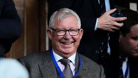 Sir Alex Ferguson opted to travel as he sought to deal with the loss of his wife