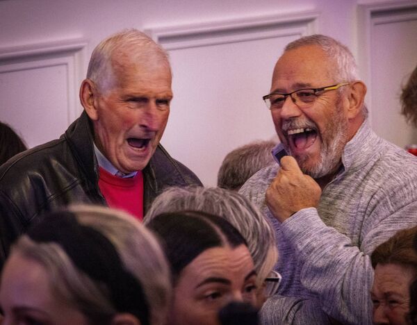 Enjoying themselves at the Theatre Royal for the launch of Waterford Panto Society's 40th Anniversary Show. Photo: Joe Evans