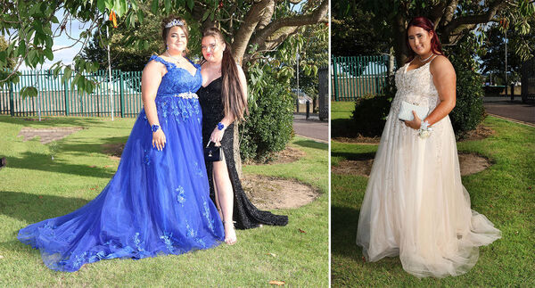 Reanna Regan and Ella Louise Kennedy, (left), and Emily Grant, (right), at the St. Paul's Community College Debs/Grad Ball. Reanna Regan and Ella Louise Kennedy, (left), and Emily Grant, (right), at the St. Paul's Community College Debs/Grad Ball.