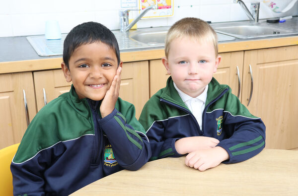  Joben and Mateo, who started school at St. Mary's BNS, Ferrybank.