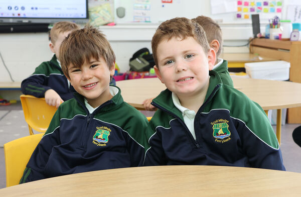  Filip and Stephen, who started school at St. Mary's BNS, Ferrybank.