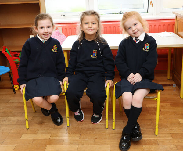  Young pupils who started big school at Our Lady of Mercy.