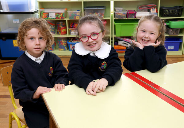 Young pupils who started big school at Our Lady of Mercy.