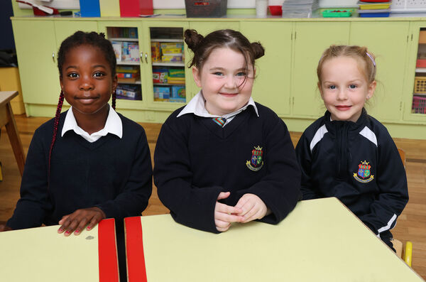 Young pupils who started big school at Our Lady of Mercy.