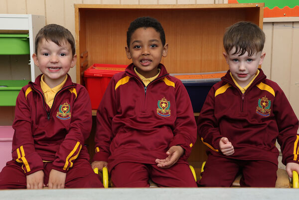 Troy, Yousif and Jayden, who started school at St. Stephen's De La Salle.