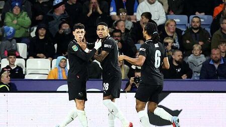 Phil Foden and Savinho ease Man City to victory over Huddersfield in Carabao Cup